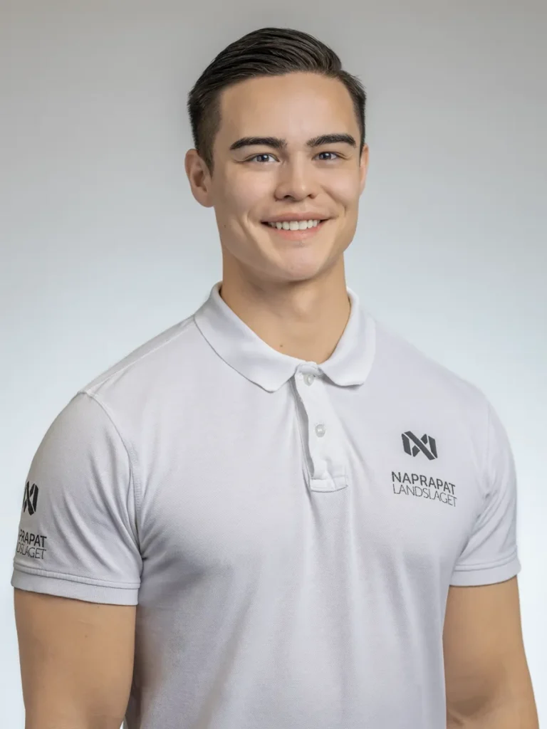 Bilden föreställer Leg. Naprapat Simon Holmström på Naprapatlandslaget